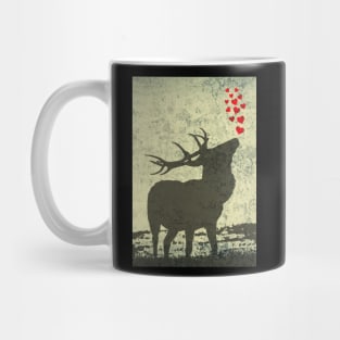 Scottish Stag Street Art Mug